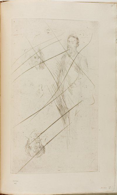 Schizzi di Ritratti inclusi F.R. Leyland e Whistler da James Abbott McNeill Whistler