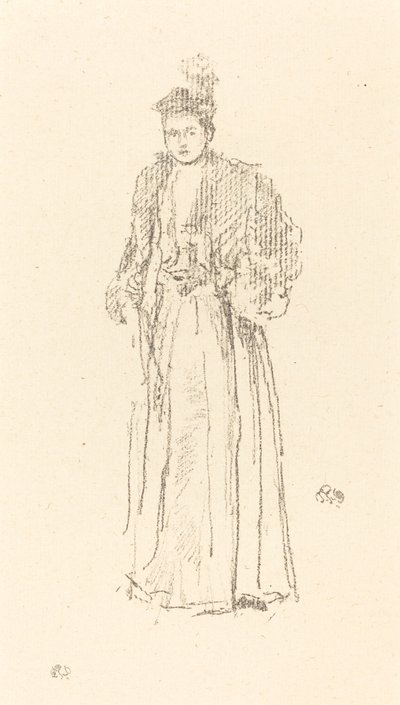 Studio di ritratto: Miss Charlotte R. Williams da James Abbott McNeill Whistler