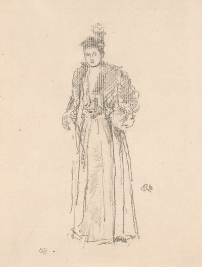 Studio di ritratto: Miss Charlotte R. Williams da James Abbott McNeill Whistler