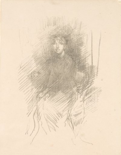 Ritratto di giovane donna [Miss Seton]. da James McNeill Whistler