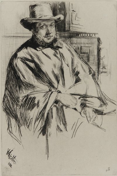 Ritratto di un uomo da James Abbott McNeill Whistler