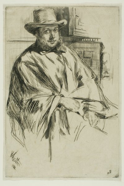 Ritratto di un uomo da James Abbott McNeill Whistler
