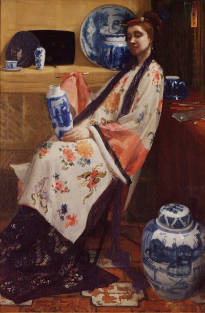 Viola e rosa: La Lange Leizen dei sei marchi da James McNeill Whistler