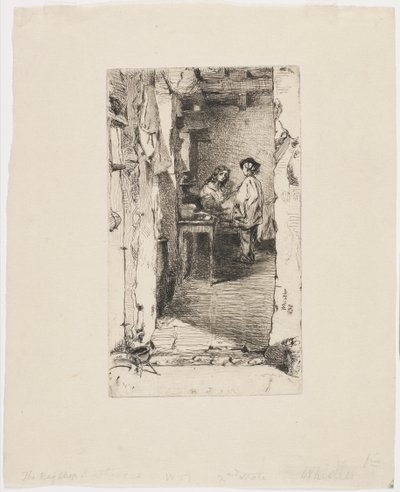 Raccoglitori di stracci, Quartiere Mouffetard, Parigi da James Abbott McNeill Whistler