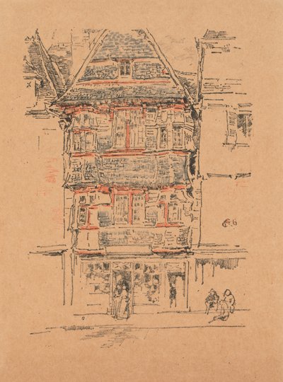 Casa Rossa, Paimpol da James Abbott McNeill Whistler