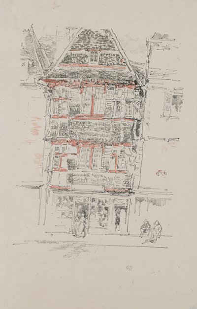Casa Rossa, Paimpol da James Abbott McNeill Whistler