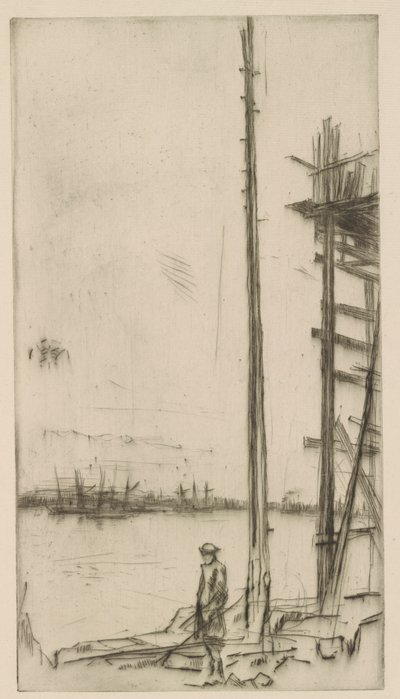 Cantiere navale, Liverpool da James Abbott McNeill Whistler