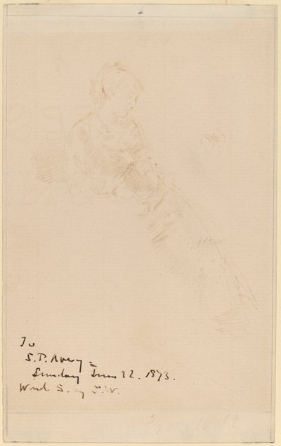 Schizzo di Maud da James Abbott McNeill Whistler