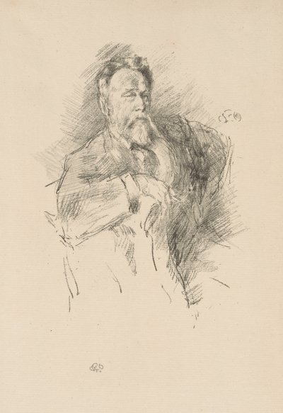 Schizzo di William E. Henley da James Abbott McNeill Whistler