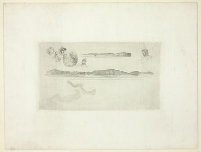 Schizzi sulla piastra del Coast Survey da James Abbott McNeill Whistler