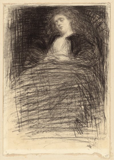 Donna che dorme da James Abbott McNeill Whistler