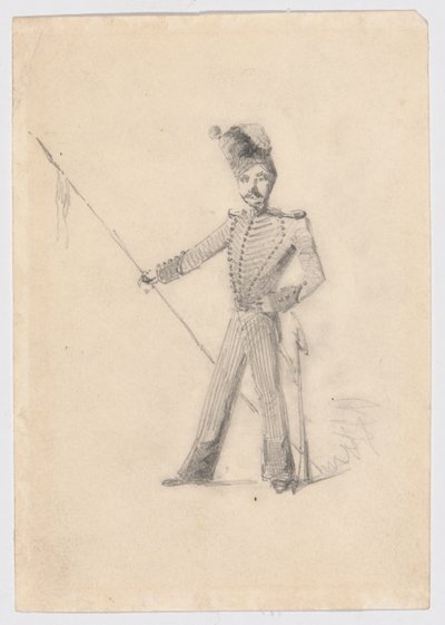 Soldato con lancia da James Abbott McNeill Whistler