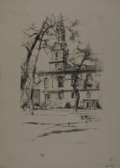 San Giles-in-the-Fields da James Abbott McNeill Whistler