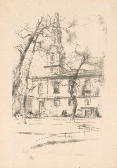San Giles-in-the-Fields da James Abbott McNeill Whistler