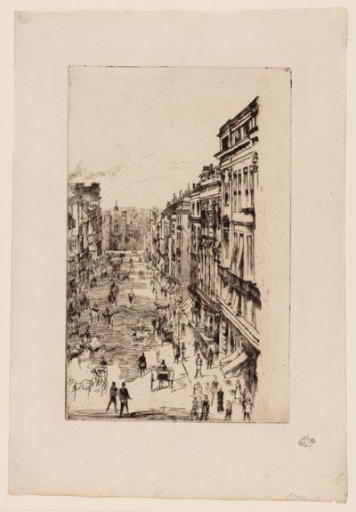 Via San Giacomo da James McNeill Whistler