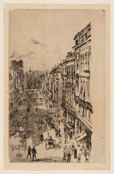 Via San Giacomo da James McNeill Whistler