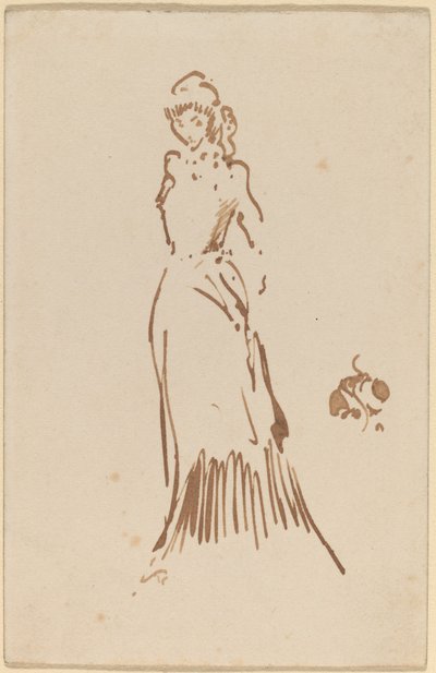 Figura femminile in piedi da James Abbott McNeill Whistler