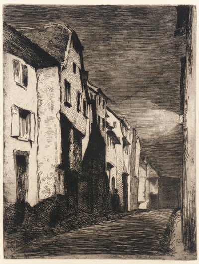 Strada a Saverne da James Abbott McNeill Whistler