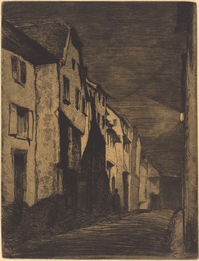 Strada a Saverne da James Abbott McNeill Whistler