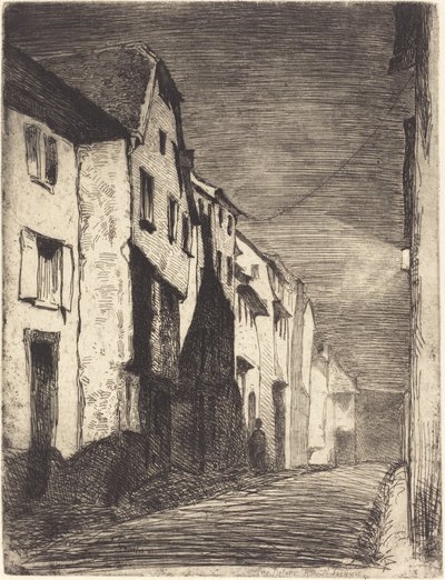 Strada a Saverne da James Abbott McNeill Whistler