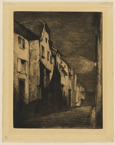 Strada a Saverne da James Abbott McNeill Whistler