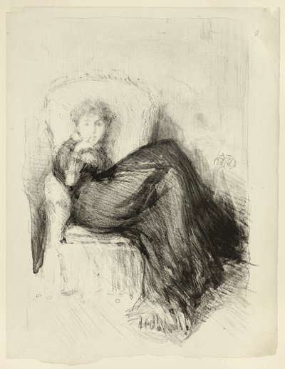 Studio: Maud seduta da James Abbott McNeill Whistler