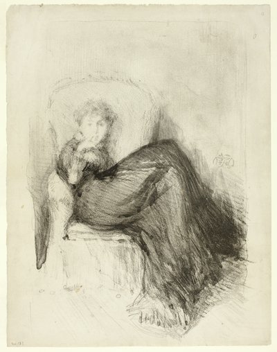 Studio: Maud seduta da James Abbott McNeill Whistler