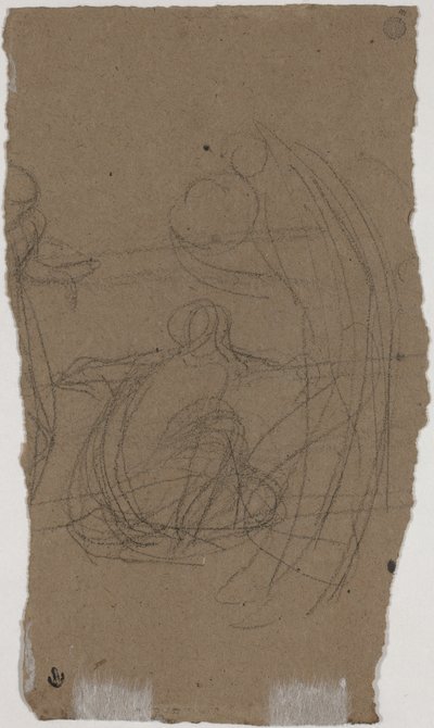 Studio per "Variazioni in Blu e Verde" [verso] da James Abbott McNeill Whistler