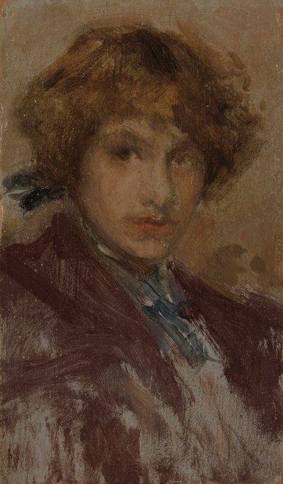Studio della testa e delle spalle di una ragazza da James McNeill Whistler