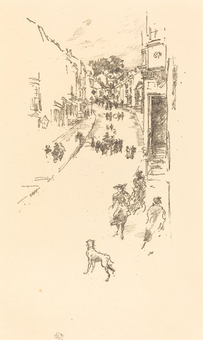 Domenica, Lyme Regis da James Abbott McNeill Whistler