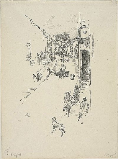 Domenica, Lyme Regis da James Abbott McNeill Whistler