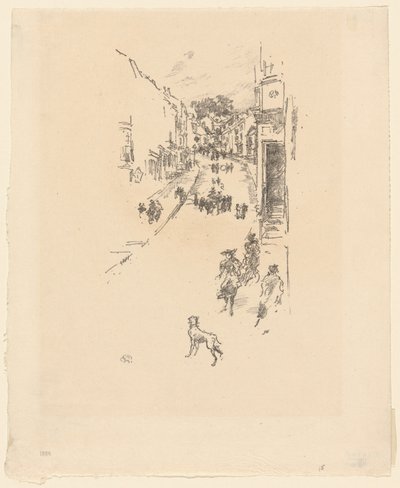 Domenica, Lyme Regis da James Abbott McNeill Whistler