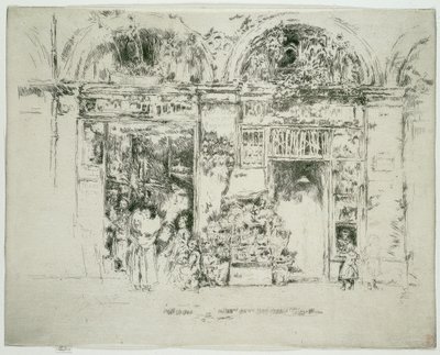 Girasoli, Marché St Germain, Parigi da James Abbott McNeill Whistler