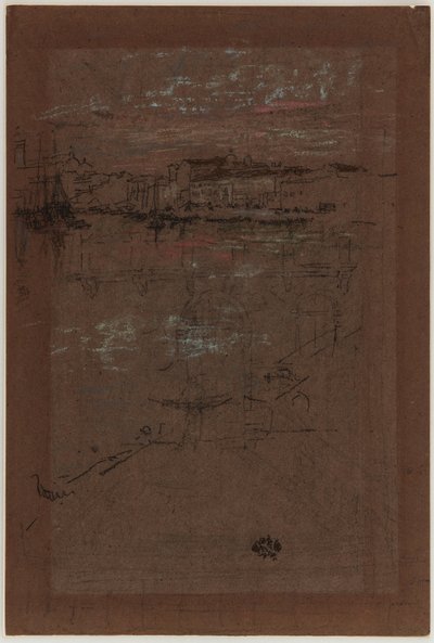 Tramonto, in Rosso e Marrone da James Abbott McNeill Whistler