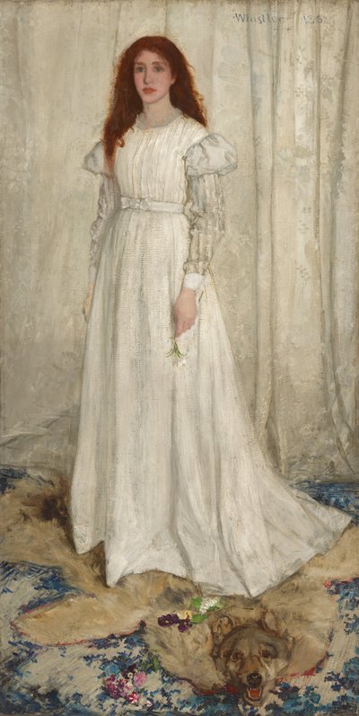 Sinfonia in bianco, n. 1: La ragazza bianca da James Abbott McNeill Whistler