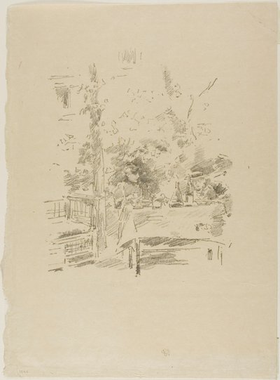 Tête-à-tête in giardino da James McNeill Whistler