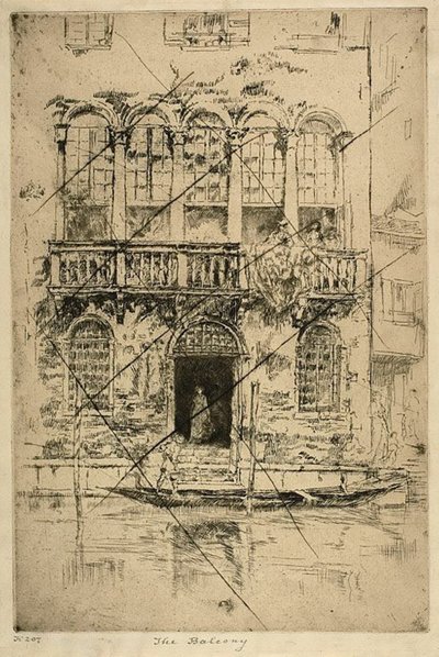 Il balcone da James Abbott McNeill Whistler