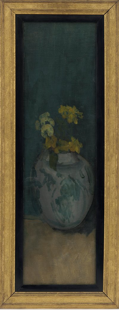 La ragazza blu (frammento): Giallo e Blu da James Abbott McNeill Whistler