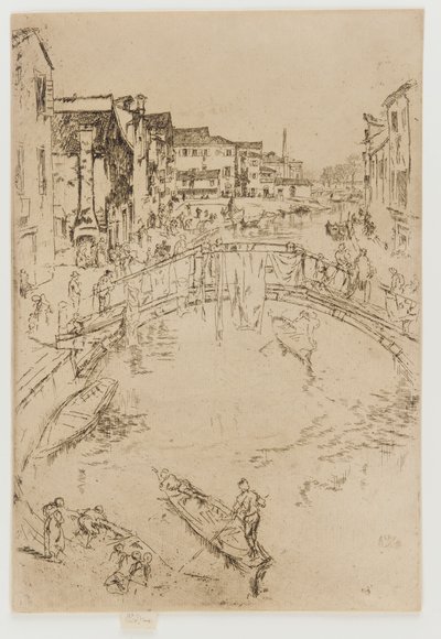Il ponte, Santa Marta da James Abbott McNeill Whistler