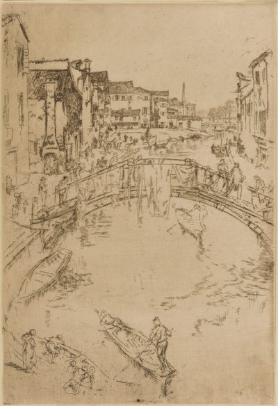 Il ponte, Santa Marta da James Abbott McNeill Whistler