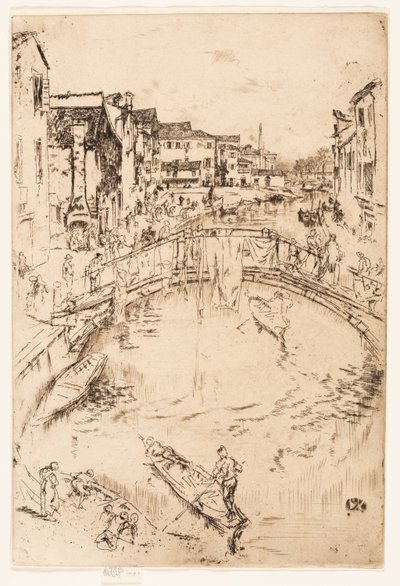 Il Ponte, Santa Marta da James Abbott McNeill Whistler