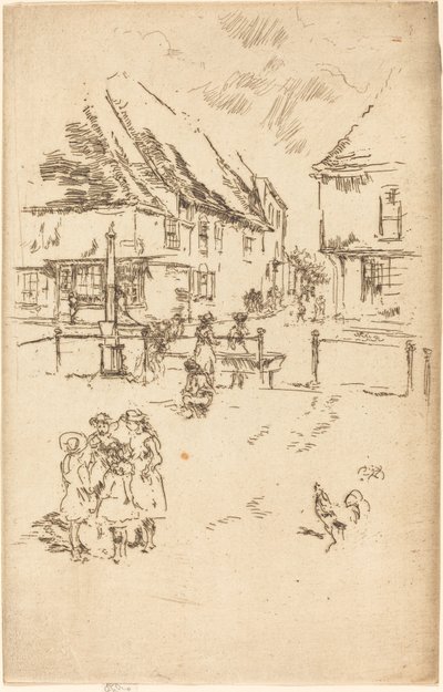 Il gallo e la pompa da James Abbott McNeill Whistler