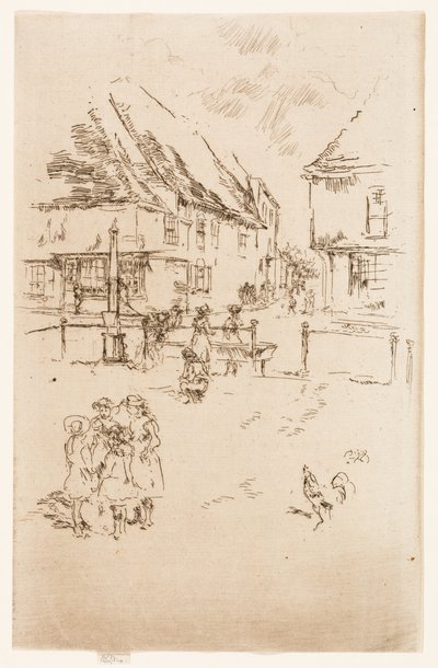 Il gallo e la pompa da James Abbott McNeill Whistler