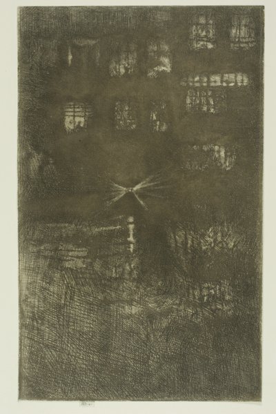 La casa della danza: Notturno da James Abbott McNeill Whistler