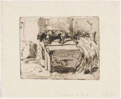 Il Cane sul Canile da James Abbott McNeill Whistler