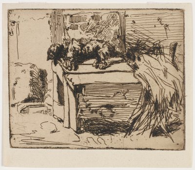 Il Cane sul Canile da James Abbott McNeill Whistler