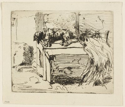 Il cane sul canile da James Abbott McNeill Whistler