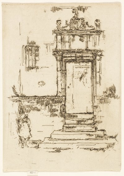 La Porta della Cappella, Montrésor da James Abbott McNeill Whistler