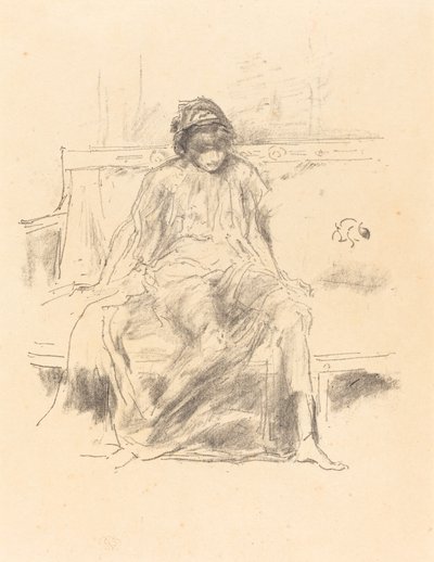 Figura drappeggiata, seduta da James Abbott McNeill Whistler
