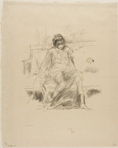 Figura drappeggiata, seduta da James Abbott McNeill Whistler